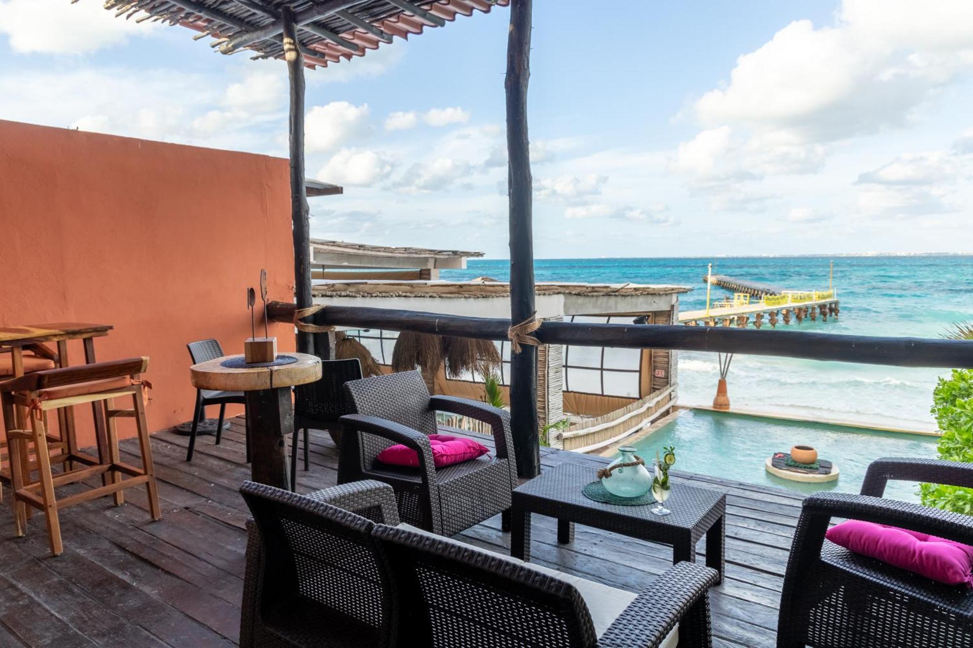La Palma Beachfront Hotel Boutique - Self Check In Cancún Buitenkant foto